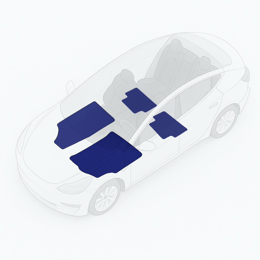 Dywaniki EVA przód + tył